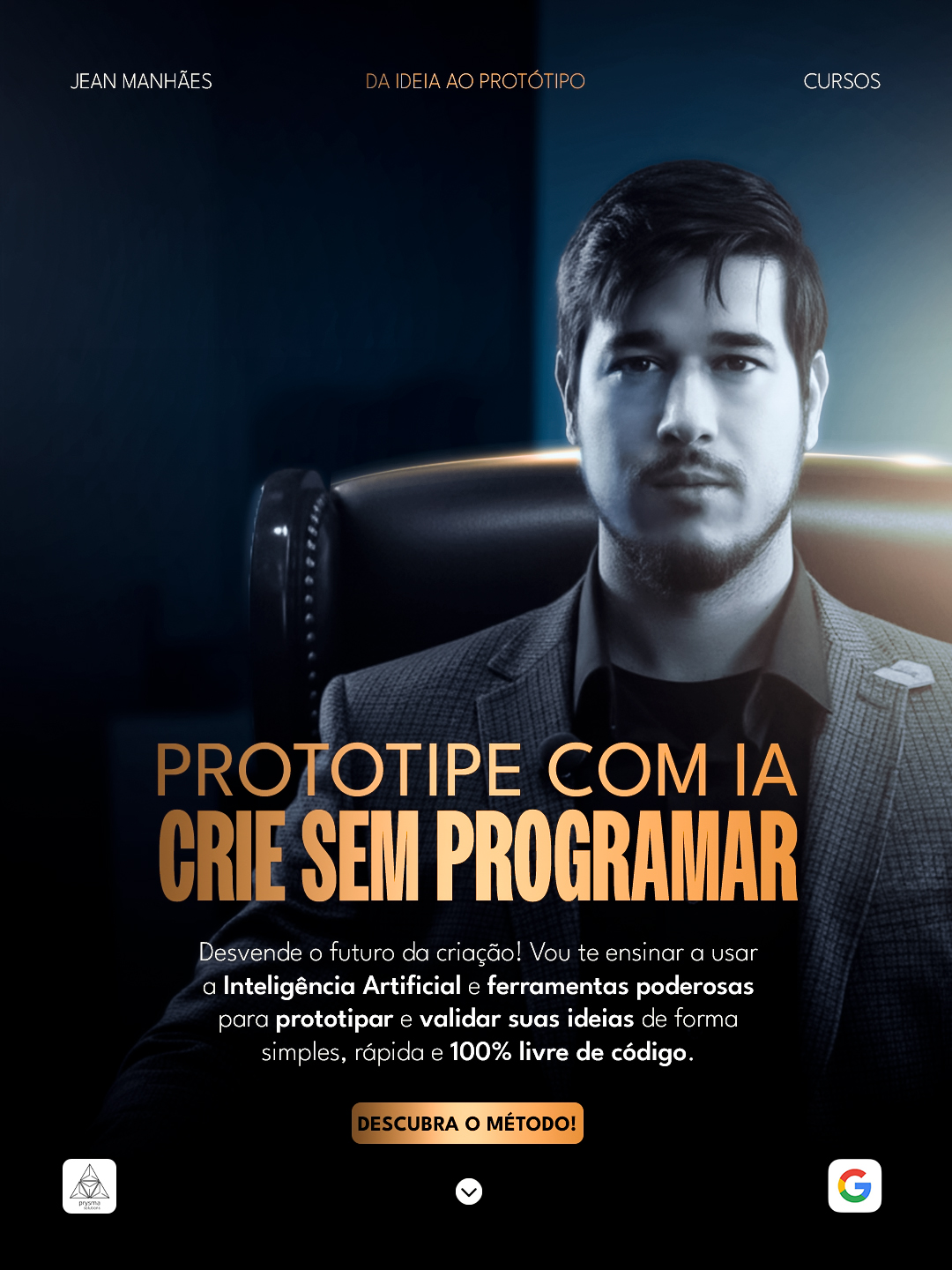 Capa do Curso: Prototipagem Rápida com IA